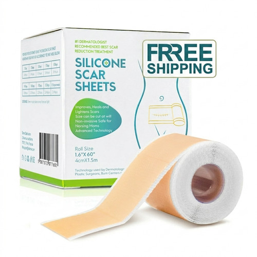 Silicone scar sheets roll 4cm - scar,