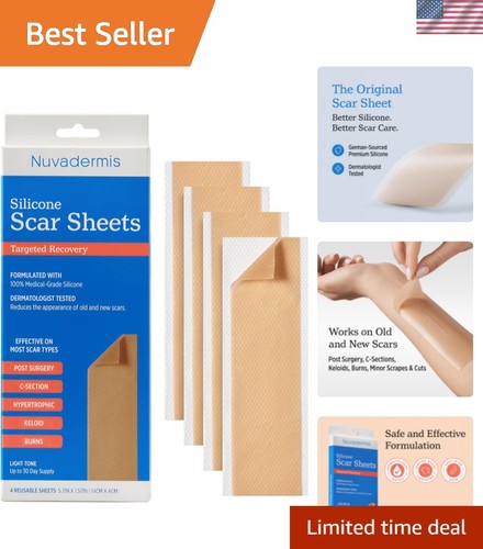 Silicone scar sheets - sheets, for