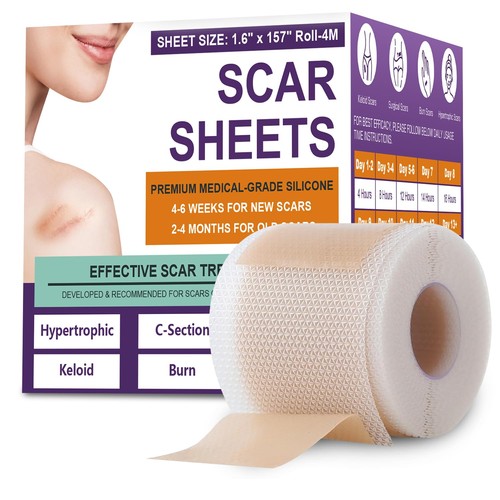 Silicone scar sheets medical - scar, sheets,