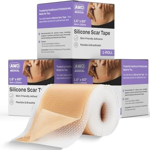 Silicone scar tape pack - silicone, tape,