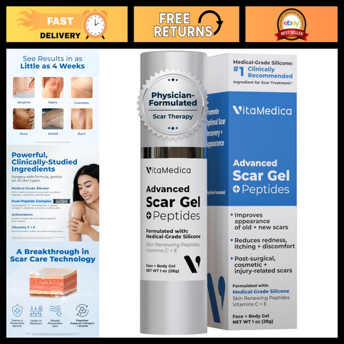 Silicone scar gel with - scar,