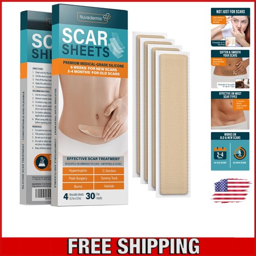 Reusable silicone scar sheets - silicone,